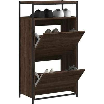 VidaXL hnědý dub 60 x 34 x 112 cm 840033