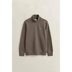 Gant Блуза Gant Shield Half-Zip Sweatshirt - Taupe 260