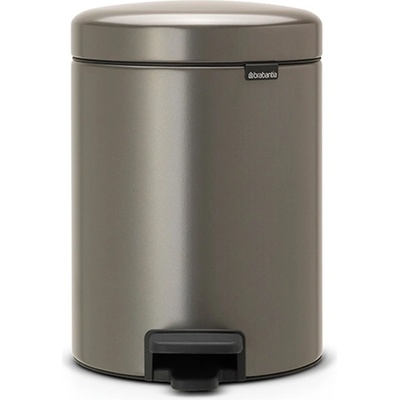 Brabantia Кош за смет с педал Brabantia NewIcon 5L, Platinum (649012)