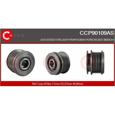 Řemenice, generátor CASCO CCP90109AS
