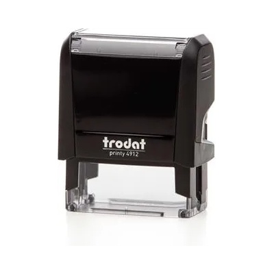 TRODAT Печат, TRODAT "Printy 4912", черен корпус с черна подложка 4912F (4912F)