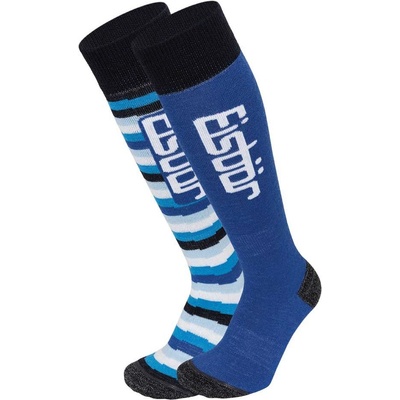 Eisbär Comfort Ponožky lyžařské 2 Pack modrá