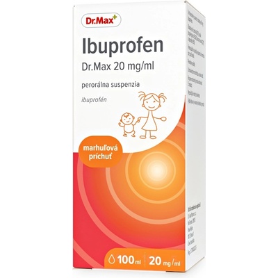 Ibuprofen Dr.Max 20 mg/ml perorálna suspenzia sus.por. 1 x 100 ml/2000 mg