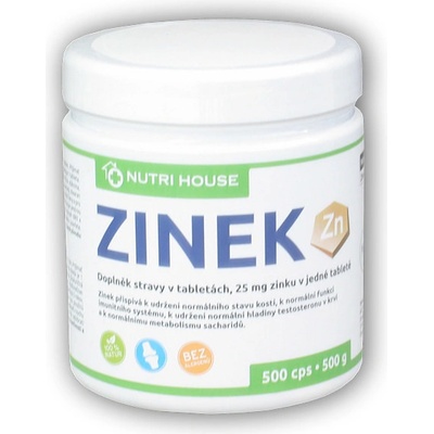 Nutri House Zinek 25mg 500 tablet