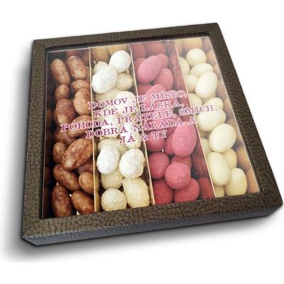 Sablio Mandle v čokoládě Domov 3 4x 80 g