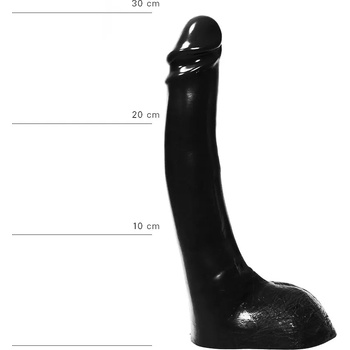 Image 1 of All Black AB15 Dildo 28cm