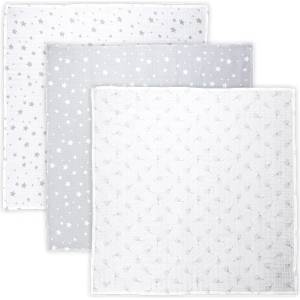 Lorelli Classic ПАМУЧНА ПЕЛЕНА 80/80 СМ ТРИО grey mix (10340102307)