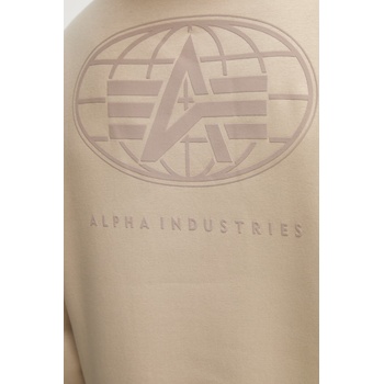 Alpha Industries Суичър Alpha Industries World Logo Backprint Hoodie (258337)