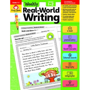 Weekly Real-World Writing, Grade 1 - 2 Teacher Resource | Evan-Moor Educational Publishers (ISBN: 9781645141563)