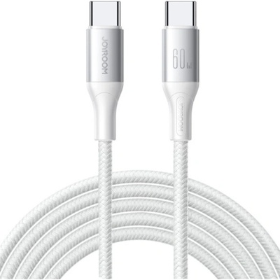 Joyroom S-A28 opletený nabíjací a dátový USB-C na USB-C 2m bílý