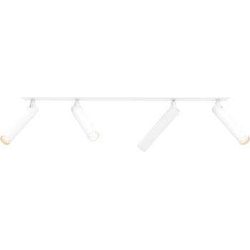 Kaspa Закачалка с летва Roll с четири части с черен конектор бяла (50914401)