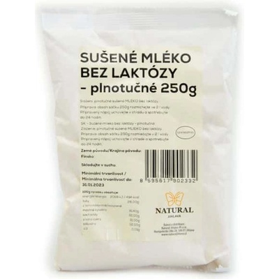 Natural Jihlava Sušené mlieko bez laktózy plnotučnej natural 250 g