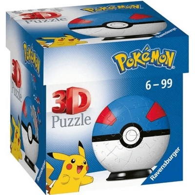 Ravensburger 3D Puzzleball Pokémon Greatball - 54 ks