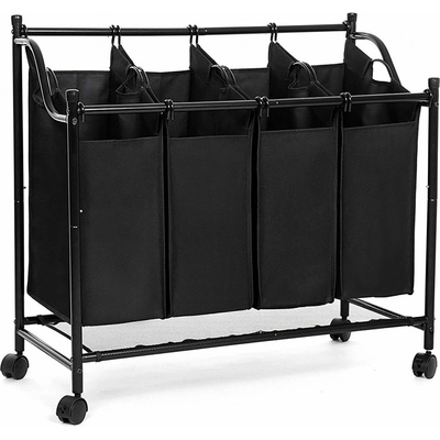 Songmics Zoe 4x35 L čierny
