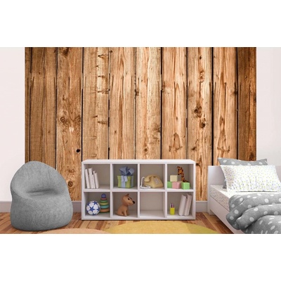 Dimex MA-5-2569 Samolepicí vliesová fototapeta na zeď Dřevěný panel rozměry 375 x 250 cm