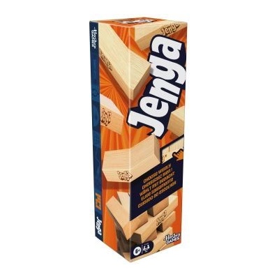 Hasbro Игра на дъска за умения Jenga с цифрови зарове