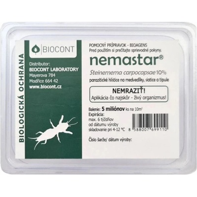 BioTomal Nematop parazitické hlístice proti larvám nosánika