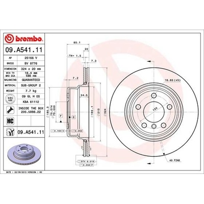 BREMBO 09.A541.11