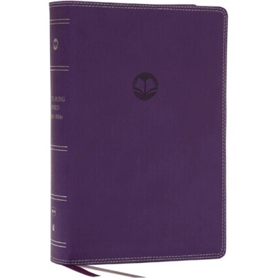 Enduring Word Study Bible: Pastoral Commentary from Every Chapter of the Bible (NKJV, Purple Leathersoft, Red Letter, Comfort Print, Thumb Indexed)