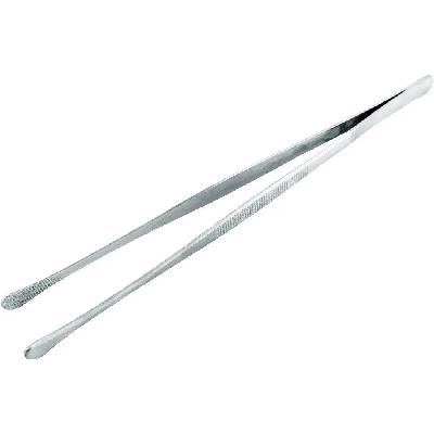Прави стоманени кухненски пинсети Nerthus - 30 см (VB FIH 1473)