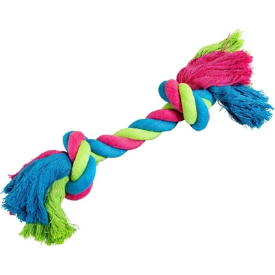 HipHop Dog Uzel bavlněný 2 knoty růžová modrá zelená 36 cm 210 g