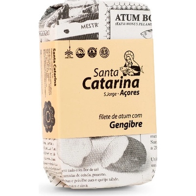 Santa Catarina Filety tuniaka v olivovom oleji so zázvorom 120g