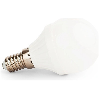 LEDtechnics LED žiarovka E14 biela teplá 6W G45 AP CCD