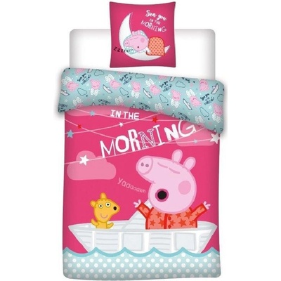 Detexpol povlečení Peppa Pig Parník 100 x 135 cm 40 x 60 cm – Zboží Dáma