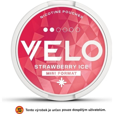 Velo mini mellow strawberry oce 6 mg / sáček – Zboží Dáma