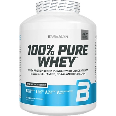 BioTechUSA 100% Pure Whey [2000 грама] Черна бисквита