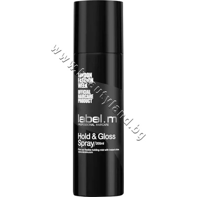 label.m Лак за коса label. m Hold & Gloss Spray , p/n LM-871 - Безаерозолен спрей за блясък с UV защита (LM-871)