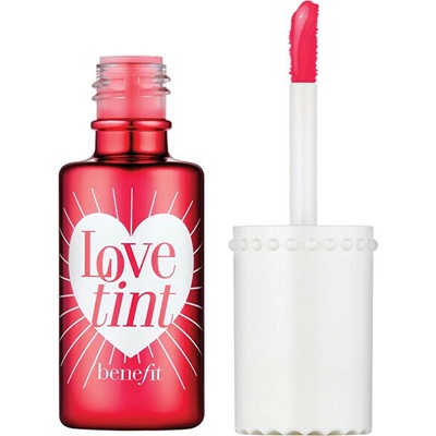 Benefit Lovetint Fiery-Red Tinted Lip & Cheek Stain lesklý tekutý rúž 6 ml