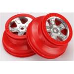 Traxxas диск 2.2/3.0" SCT сатенено-червен (2)