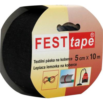 Festtape Lemovka kobercová páska 50 mm × 10 m černá