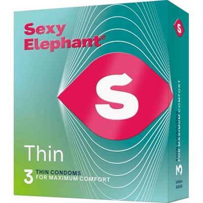 Sexy Elephant ultra tenké Thin 3 ks