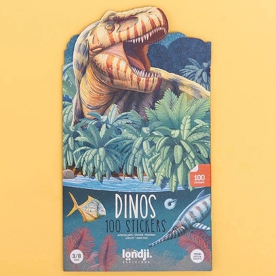 Londji snímateľné samolepky sticker dinos