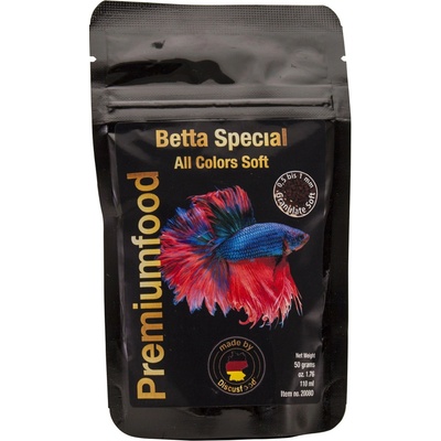 Discusfood Betta Special All Colors Granulate Soft 50 g, 120 ml