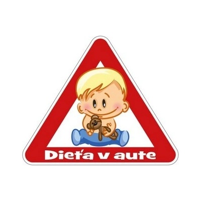 Nálepka dieťa v aute - chlapec