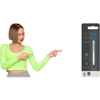 Parker P0450324 Náplň do rolleru modrá M