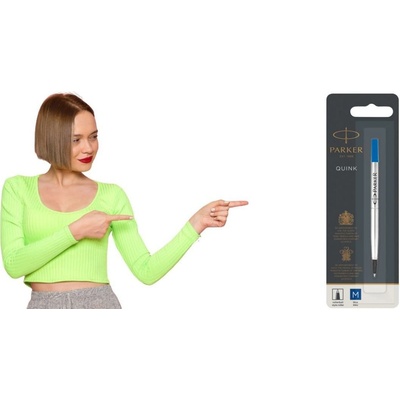 Parker P0450324 Náplň do rolleru modrá M