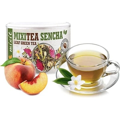 MIXIT Biely čaj Zelený listový čaj Sencha Broskyňa 65 g