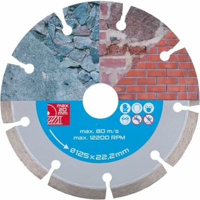 LEVIOR kotúč diamantový 125mm DIAMANT segmentový