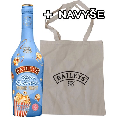 Likér Baileys Popcorn 17% 0,5 l (darčekové balenie bavlnená taška)
