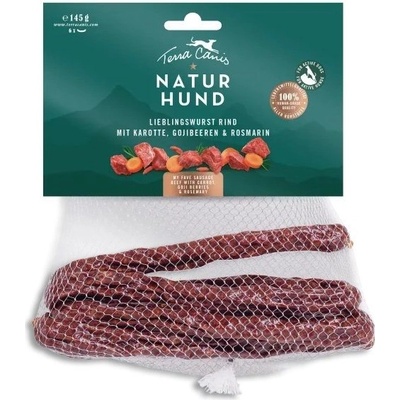 Terra Canis Lieblingswurst Naturhund Beef with carrot 145 g