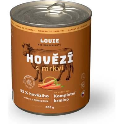 Louie Adult hovädzie s mrkvou 800 g