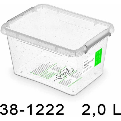 Orplast Nádoba Nanobox 2L antibakteriálná s nanostriebrom 38-1222