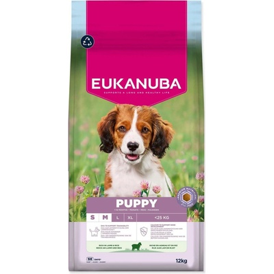 Eukanuba Puppy Small & Medium jehněčí 12 kg