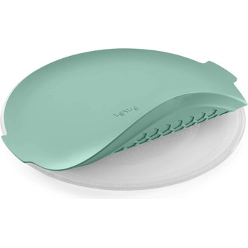 Lekue Подложка за предпазване на стъклената чиния в микровълнова Lekue 1010202, Ø24.5 см, Неплъзгаща, Повдигнати ръбове, -60/+220°C, Силикон, Зелен (1010202)