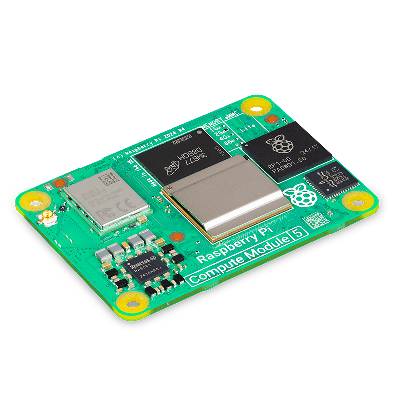 Raspberry Pi Compute Module 5: Wi-Fi a Bluetooth - nie, RAM - 4 GB, eMMC - 32 GB