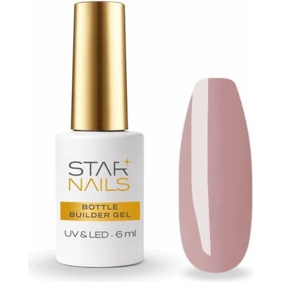 Starnails Uv Led Gel Bottle Builder Smoky Pink starorůžový stavební liquid gel 007 6ml